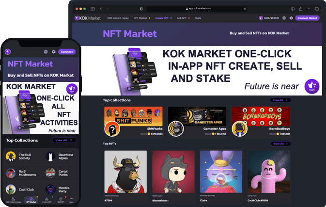 KOK Market NFT App